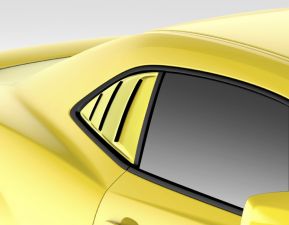 2010-2015 Chevy Camaro Duraflex Racer Window Scoops Louvers - 2PC - 109695