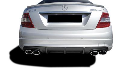 2008-2014 Mercedes C Class W204 Vaero C63 V1 Look Rear Bumper Cover (with PDC) 1PC - 109859