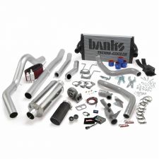 PowerPack Bundle Complete Power System W/OttoMind Engine Calibration Module Black Tail Pipe 94-97 Ford 7.3L CCLB Automatic Transmission Banks Power - 46356-B
