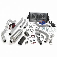 PowerPack Bundle Complete Power System W/OttoMind Engine Calibration Module Black Tail Pipe 94-97 Ford 7.3L CCLB Manual Transmission Banks Power - 46361-B