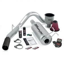 Stinger Bundle Power System W/AutoMind Single Exit Exhaust Chrome Tip 99-04 Ford 6.8L Extended/Crew Cab Banks Power - 49405