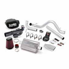 Stinger Bundle Power System W/AutoMind Single Exit Exhaust Chrome Tip 12-14 Jeep 3.6L Wrangler All 4 Door Banks Power - 51349