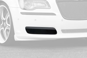 2011-2014 Chrysler 300 Driving light Covers 2PC - Smoke W/Opening For Fog Light - GT0118FSO