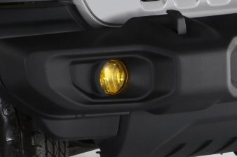 1998-2002 Pontiac Firebird Trans Am Driving Light Covers 2PC - Transparent Yellow - GT0691Y