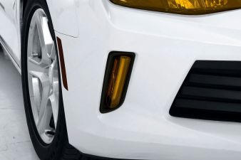 2016-2018 Chevrolet Camaro V6 Headlight Covers 2PC. Transparent Yellow - GT0996FY