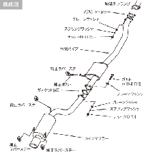 1989-1994 Nissan Skyline GT-R HKS Silent Hi-Power Exhaust System - 31019-AN011