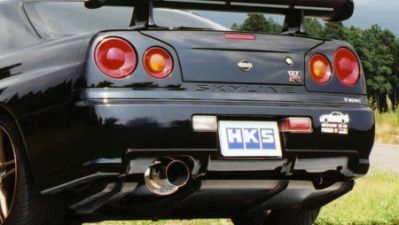 1999-2002 Nissan Skyline GT-R HKS Silent Hi-Power Exhaust System - 31019-AN013