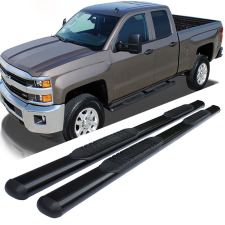 2007-2021 Toyota Tundra Extended Cab 4 Inch Side Step Bars Black  - 12-B09S1046A