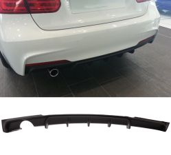 2012-2018 BMW 3-Series M-Sport F30 OEM Single Outlet Rear Bumper Diffuser  - 8-BLR-MPF301213-1H1M