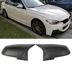 2012-2018 BMW 3-Series F30 4DR Sedan OE M-Sport Style Mirror Covers Matte Black  - 9-C-0090_F30