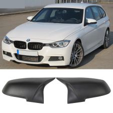 2013-2018 BMW 3-Series F31 5DR Wagon OE M-Sport Style Mirror Covers Matte Black  - 9-C-0090_F31
