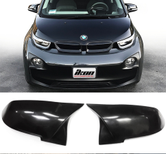 2014-2018 BMW i3 M-Sport Style Mirror Covers 2PC Matte Black  - 9-C-0090_I01