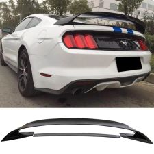2015-2023 Ford Mustang ABS Shelby GT350R Style Trunk Spoiler/Wing Gloss Black  - AST-FM15GT350R-GBK_GBY1