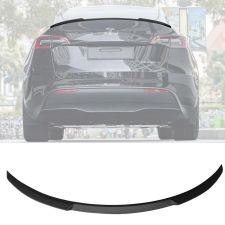 2020-2021 Tesla Model Y ABS IKON Style Trunk Spoiler/Wing Matte Black  - AST-TSLY20IKV2-A