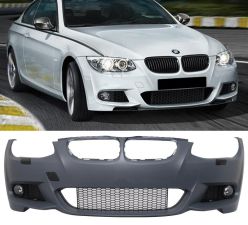 2011-2013 BMW 3-Series E92 M Sport Style Front Bumper + Fog Lamps  - BKP-BE92MTLCI-F