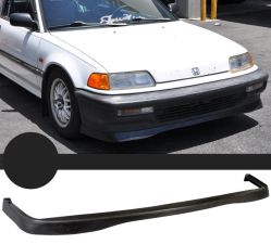 1990-1991 Honda Civic 3DR/4DR HB/Sedan Polyurethane JDM Style Front Bumper Lip  - BLF-HC90JDM-PU