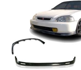 1996-1998 Honda Civic Front Bumper Lip BYS Style Poly-Urethane - BLF-HC96BYS-PU