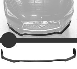 2017-2020 Infiniti Q60 Coupe Polyurethane S Style Front Bumper Lip  - BLF-IQ60172S-PU