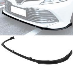 2018-2020 Toyota Camry LE/L/XLE Polypropylene Front Bumper Lip Black  - BLF-TCA18LEIK-PP