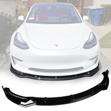 2017-2020 Tesla Model 3 Front Bumper Lip  - BLF-TSL318IK3P-GBK