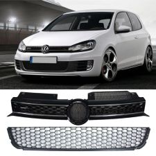 2010-2014 Volkswagen Golf GTI-Style Front Grille Upper & Lower - CB-A010239
