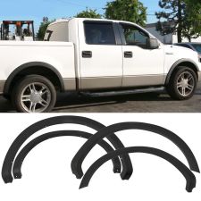 2004-2008 Ford F-150 Styleside ABS Fender Flares 4PC Front & Rear - FF-FF15004OE-BK