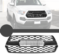 2016-2019 Toyota Tacoma Front Grille Carbon-Look  - HG-TTACO16TRDV2-CFL