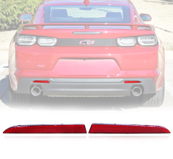 2013-2020 Chevrolet Traverse Rear Bumper Reflectors 2PC Red  - LS-CC16BLD2P-RD