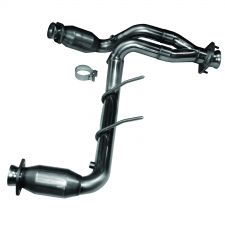 2009-2010 Ford F-150 5.4L V8 Kooks Green Catted Y Pipe 304 Stainless Steel - 13503300