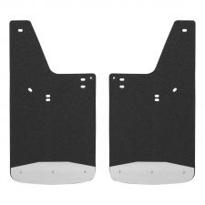 2004-2014 Ford F-150 Textured Rubber Mud Guards Black Luverne Truck - 250423
