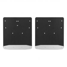 2011-2016 Ford F-350 Super Duty Dually Textured Rubber Mud Guards Black Luverne Truck - 251124