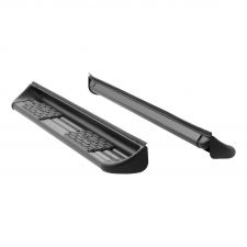 1999-2013 Chevrolet Silverado 1500 Crew Cab Stainless Steel Side Entry Steps Black Textured Luverne Truck - 281143-581143