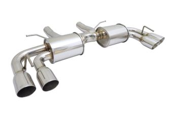 Chevrolet Camaro SS 2016-2018 Axle Back Exhaust System (Stainless Quad Tip) by Megan Racing - MR-ABE-CCA16-V2