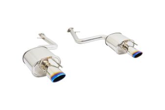 Lexus IS250 2014+ (2.6 V6) Axle Back Exhaust System (Burnt Roll Tip) by Megan Racing - MR-ABE-LI14-VO