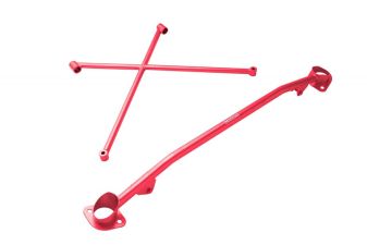 Race-Spec Strut Tower Bars for Honda S2000 00-09 (Red) by Megan Racing - XBAR-S2K-R
