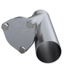 2.50 Stainless Steel Exhaust Cutout Quick Time Performance - 10250