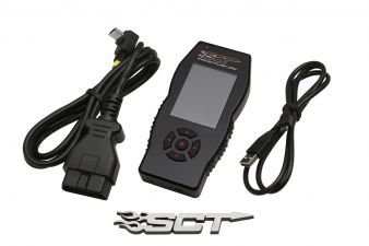 SCT Performance 4X Power Flash Programmer Pre Loaded 96-14 DCX Cars/Trucks/Jeep Gas Only - 7215