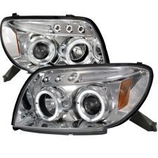 2003-2005 Toyota 4runner Halo LED Chrome Projector Headlights - 2LHP-4RUN03-TM