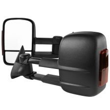 1988-1998 Chevrolet C10 Manual Heated w/LED Signal Towing Mirrors  - RMX-C1088LED-M-FS