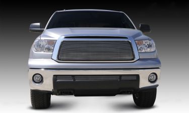Tundra Grille Insert 10-13 Toyota Tundra Aluminum Polished 1 Piece Billet Series T-REX Grilles - 20961