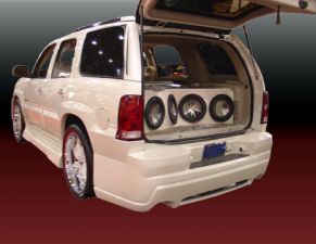 2002-2006 Cadillac Escalade Outcast-2 Style Rear Bumper by ViS - VIS-02CAESC4DOC2-002