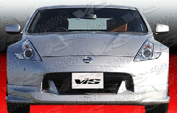 2009-2016 Nissan 370Z 2dr Techno R FRP Front Lip by ViS - VIS-09NS3702DTNR-011