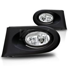 2002-2004 Acura RSX Clear Fog Lights OE/Replacement Style - CFWJ-0099-C