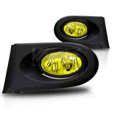 2002-2004 Acura RSX Amber/Yellow Fog Lights OE/Replacement Style - CFWJ-0099-Y