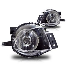 2006-2008 BMW 3-Series E90 Clear Fog Lights OE/Replacement Style - CFWJ-0163-C