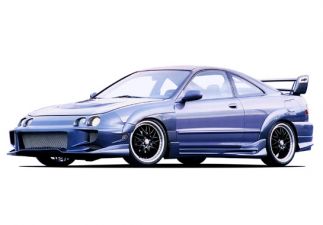 1994-1997 Acura Integra Agressor II w Extreme Flares Style Wings Wes - WW-890742