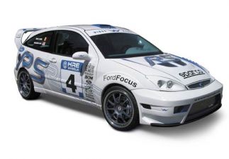 2000-2004 Ford Focus ZX3 WRC w Flares Style Wings West Body Kit - WW-890846