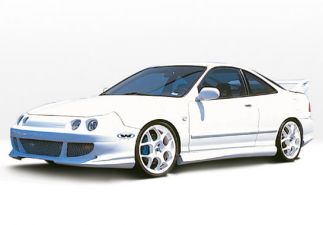 1998-2001 Acura Integra Big Mouth Style Wings West Body Kit - WW-890515