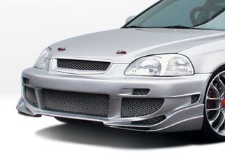 1999-2000 Honda Civic 2DR/4DR/HB Avenger Front Bumper Cover by Wings West - 890393