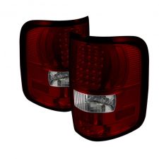 2004-2008 Ford F150 Styleside Red/Clear LED Tail Lights - ALT-ON-FF15004-LED-RC